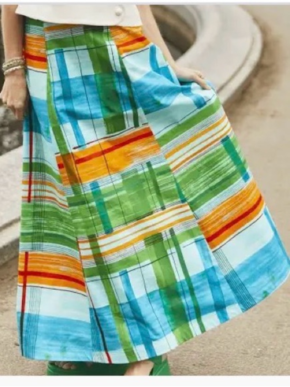 ISO Buru Vintage Plaid Guest Skirt